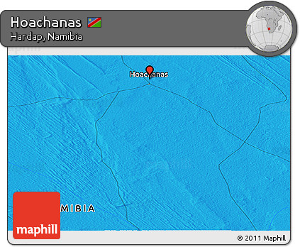 Political Panoramic Map of Hoachanas