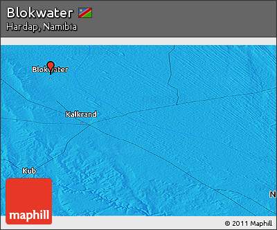Political Panoramic Map of Blokwater