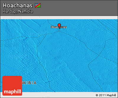 Political Panoramic Map of Hoachanas
