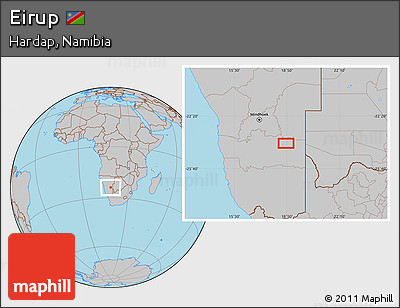Gray Location Map of Eirup