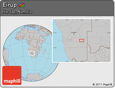 Gray Location Map of Eirup