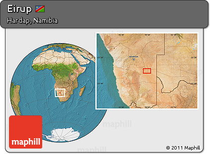 Satellite Location Map of Eirup