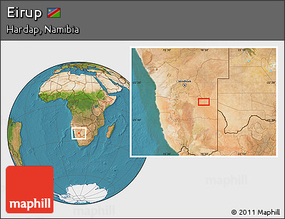 Satellite Location Map of Eirup