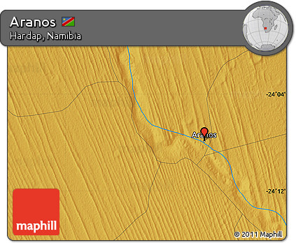 Physical Map of Aranos
