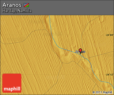 Physical Map of Aranos