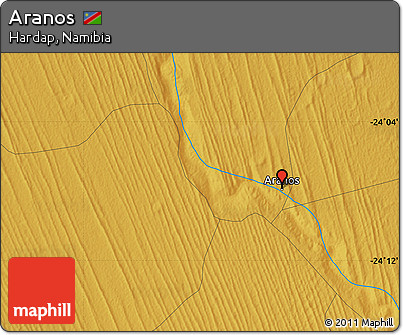 Physical Map of Aranos