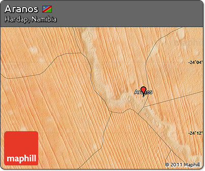 Satellite Map of Aranos