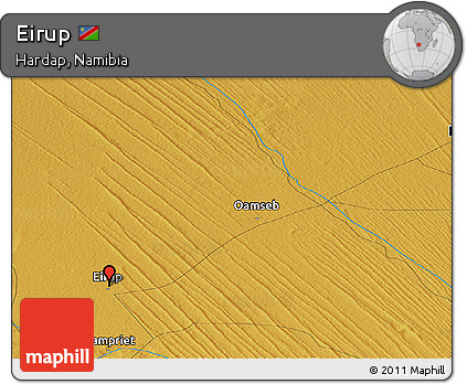 Physical Panoramic Map of Eirup