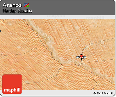 Satellite Panoramic Map of Aranos