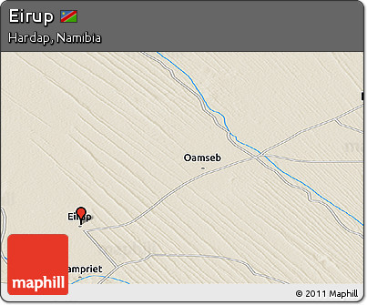 Shaded Relief Panoramic Map of Eirup