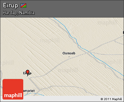 Shaded Relief Panoramic Map of Eirup