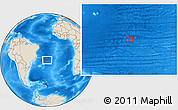 Shaded Relief Location Map of the area around 24° 2' 59" S, 24° 34' 30" W