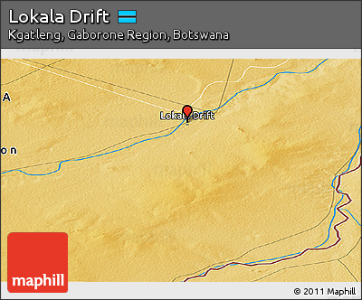 Physical Panoramic Map of Lokala Drift