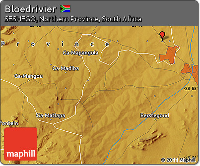 Physical Map of Bloedrivier