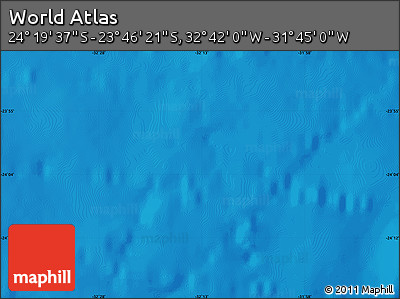 Physical Map of the Area around 24° 2' 59" S, 32° 13' 30" W