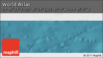 Satellite Panoramic Map of the Area around 24° 2' 59" S, 32° 13' 30" W
