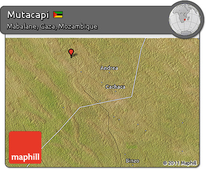 Satellite 3D Map of Mutacapi