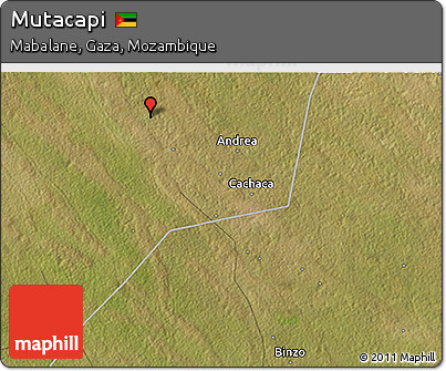 Satellite 3D Map of Mutacapi