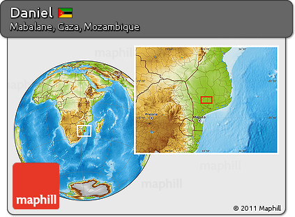 Physical Location Map of Daniel