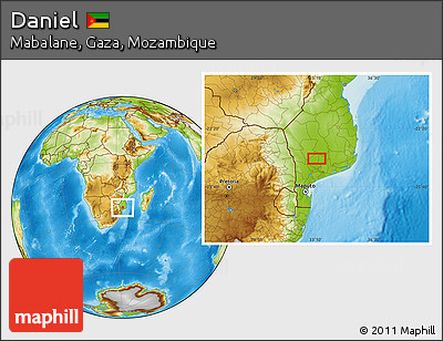 Physical Location Map of Daniel