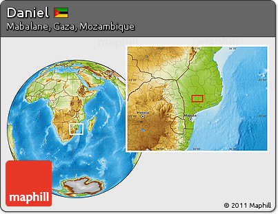 Physical Location Map of Daniel