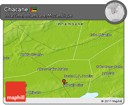 Physical 3D Map of Chacane