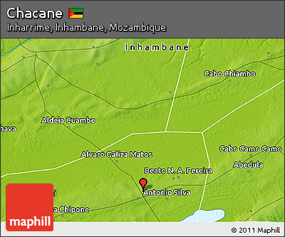 Physical 3D Map of Chacane