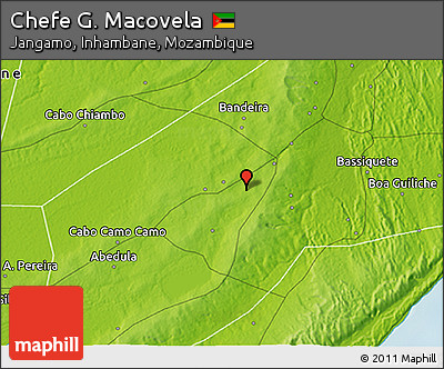 Physical 3D Map of Chefe G. Macovela
