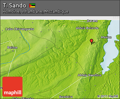 Physical 3D Map of T. Sando