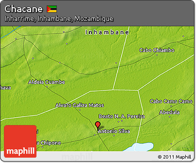 Physical 3D Map of Chacane