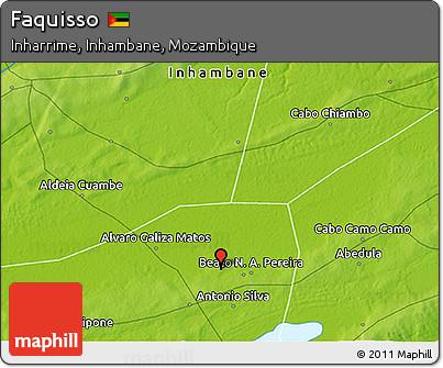 Physical 3D Map of Faquisso