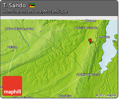 Physical 3D Map of T. Sando