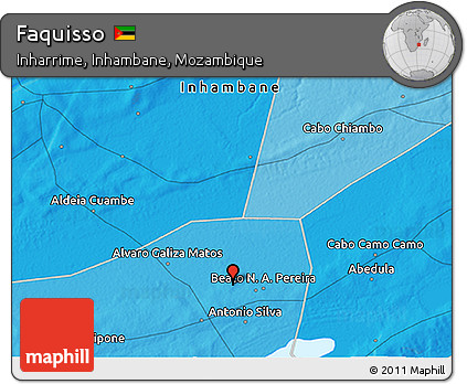 Political 3D Map of Faquisso