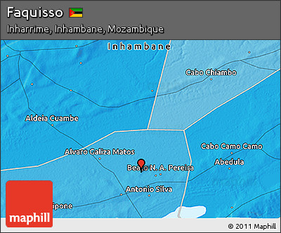 Political 3D Map of Faquisso