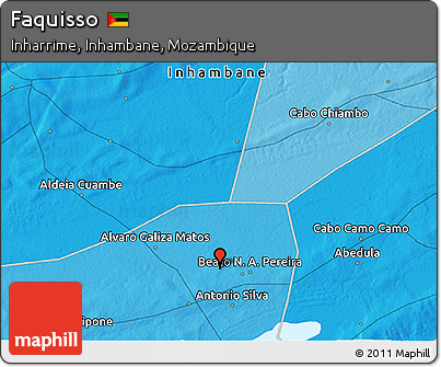 Political 3D Map of Faquisso