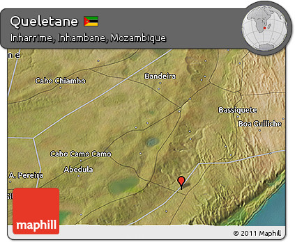 Satellite 3D Map of Queletane