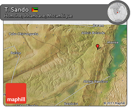 Satellite 3D Map of T. Sando