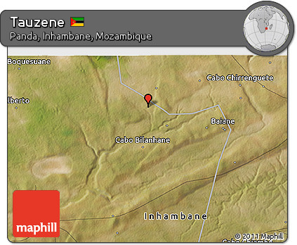 Satellite 3D Map of Tauzene