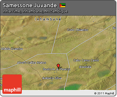 Satellite 3D Map of Samessone Juvande