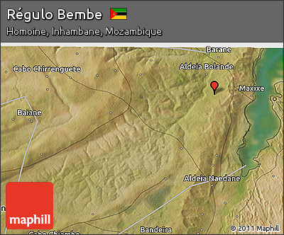 Satellite 3D Map of Régulo Bembe
