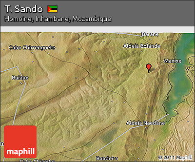 Satellite 3D Map of T. Sando