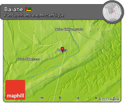 Physical Map of Baiane