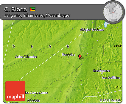 Physical Map of C. Biana