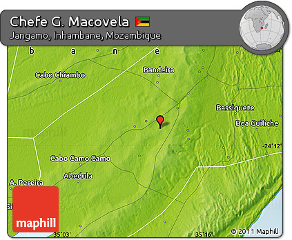 Physical Map of Chefe G. Macovela