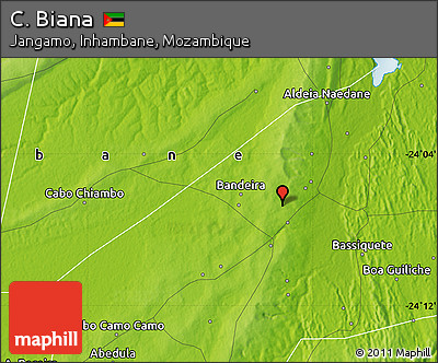 Physical Map of C. Biana