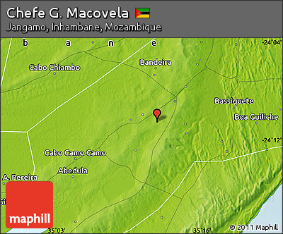 Physical Map of Chefe G. Macovela