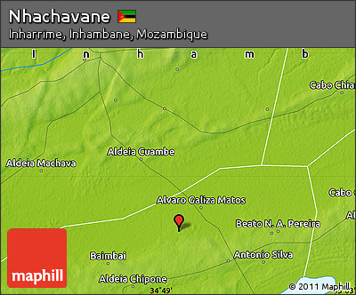 Physical Map of Nhachavane