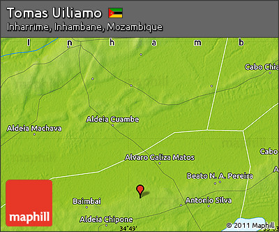Physical Map of Tomas Uiliamo