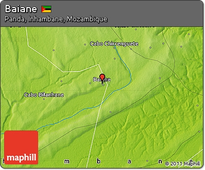Physical Map of Baiane