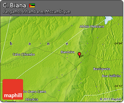 Physical Map of C. Biana